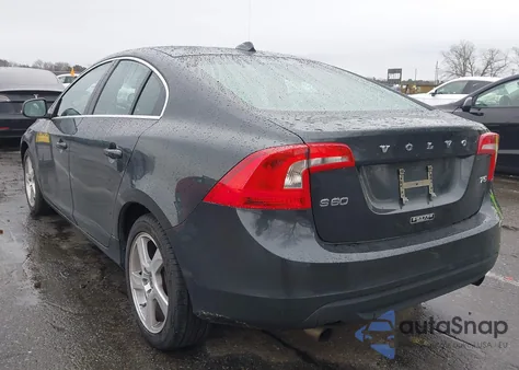 2012 Volvo S60 T5 from USA, damaged, VIN YV1622FS2C2056128